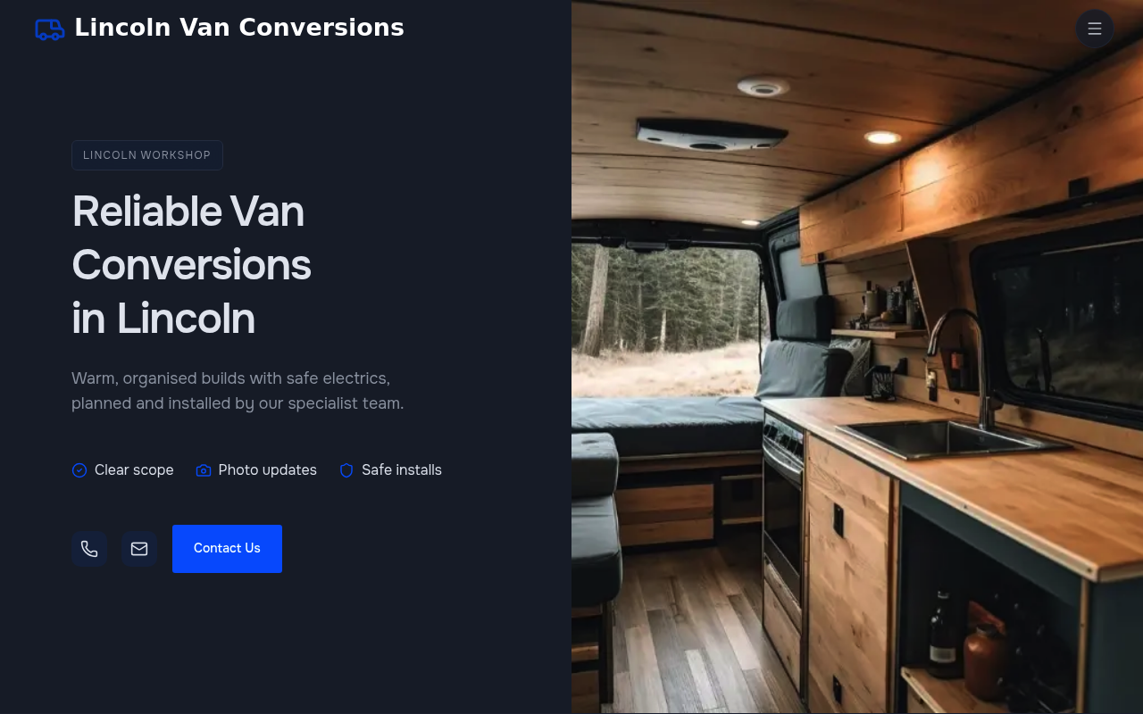 Lincoln Van Conversions - Campervan Conversions