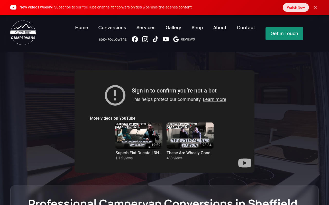 Custom Built Campervans - Campervan Conversions