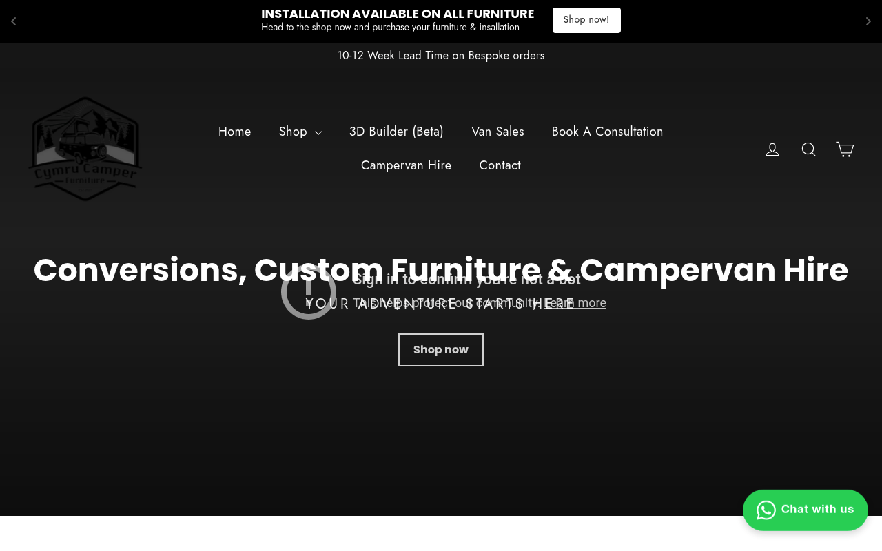 Cymru Camper Furniture - Campervan Conversions
