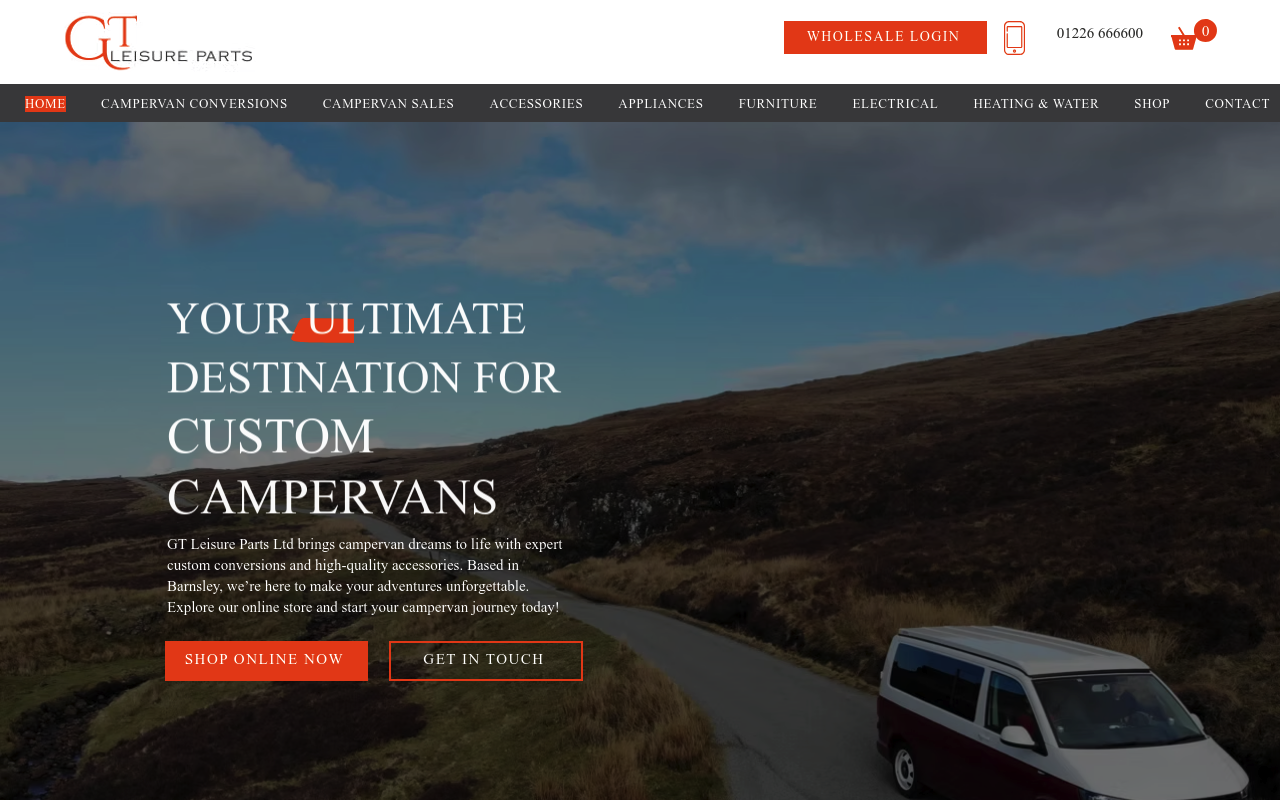 GT Leisure Parts Ltd - Campervan Conversions