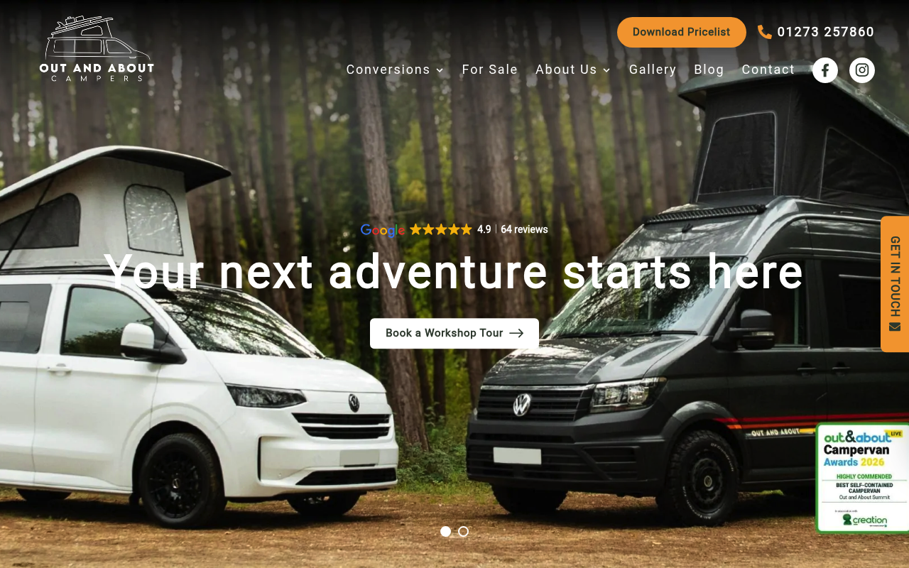 Out and About Campers - Campervan Conversions