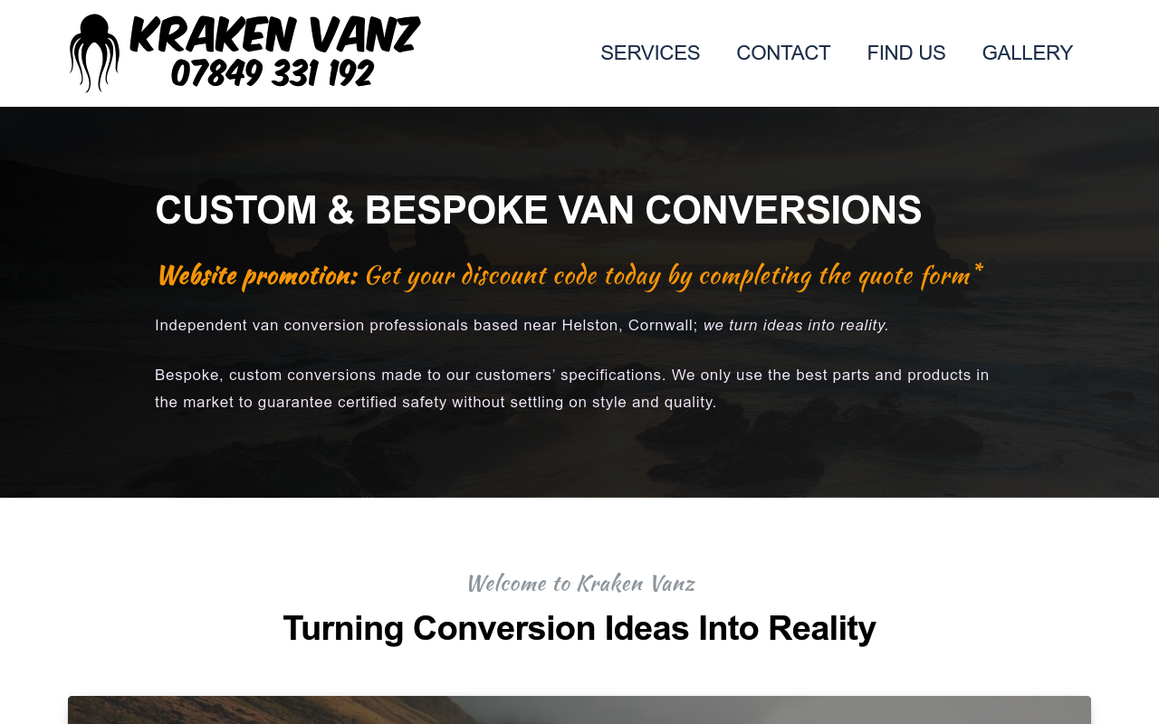 Kraken Vanz - Campervan Conversions