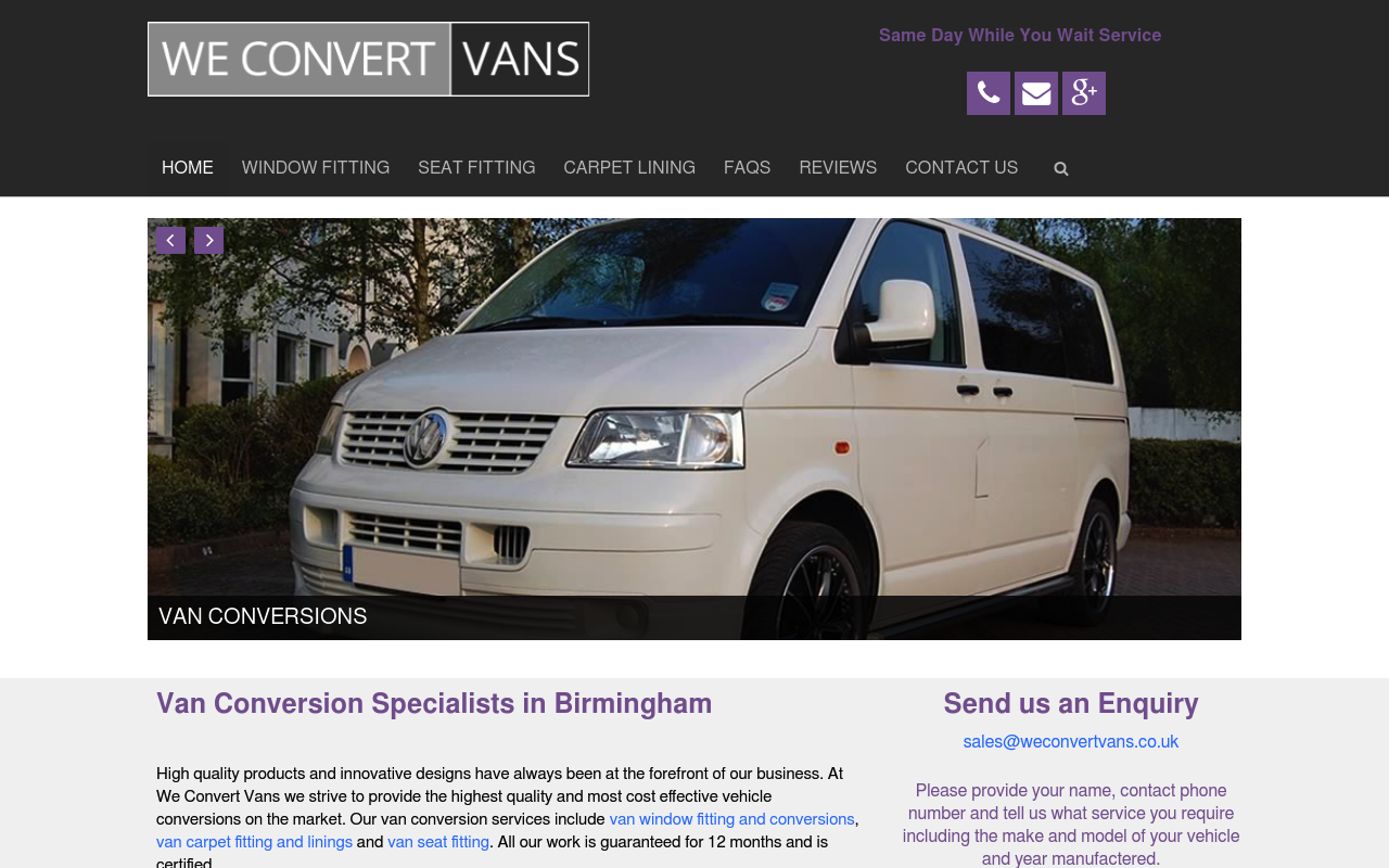 We Convert Vans - Campervan Conversions