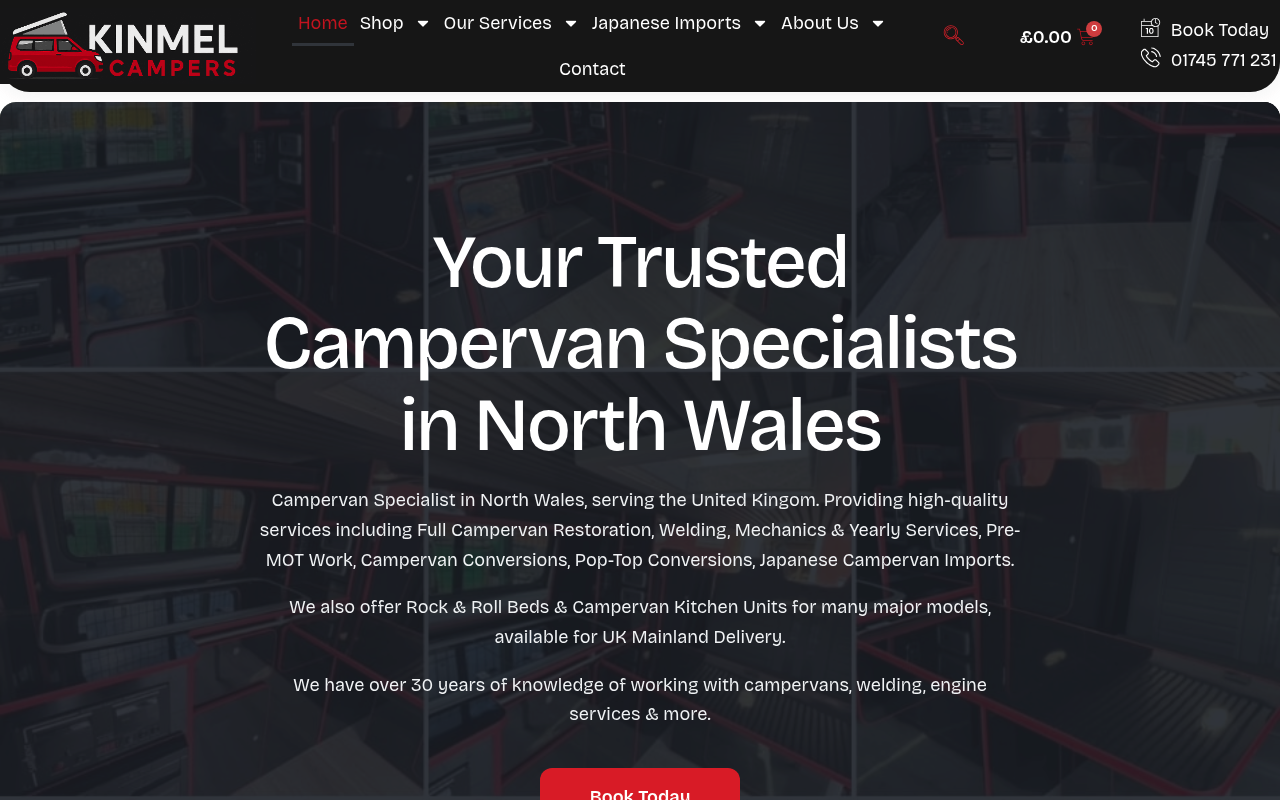 Kinmel Campers - Campervan Conversions