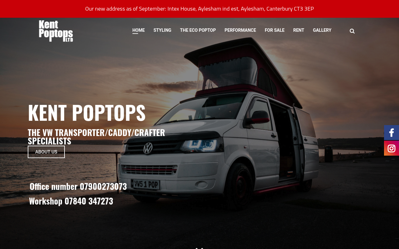 Kent Poptops - Campervan Conversions
