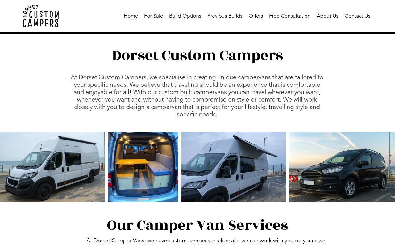 Dorset Custom Campers - Campervan Conversions