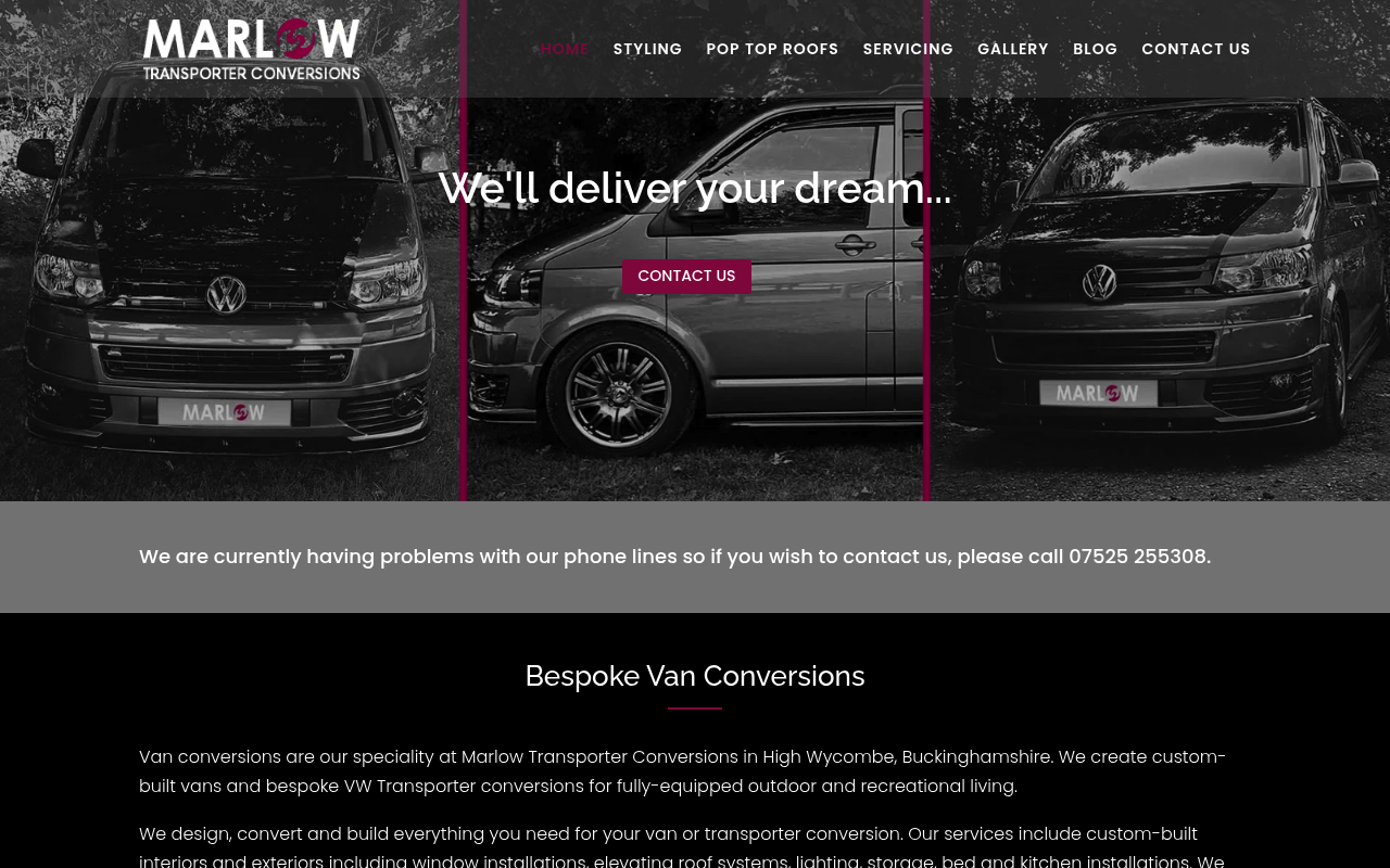 Marlow Transporter Conversions - Campervan Conversions