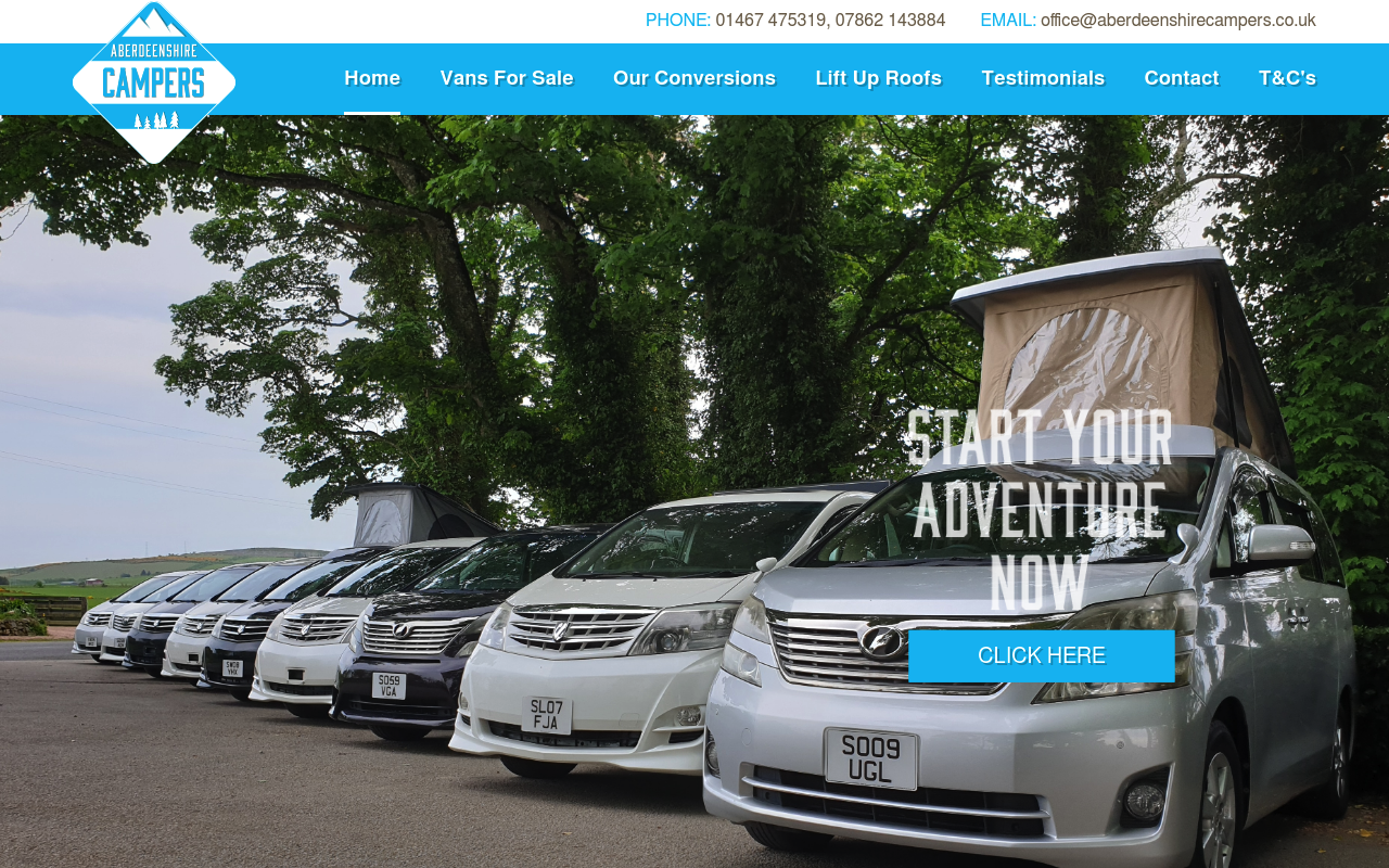 Aberdeenshire Campers - Campervan Conversions