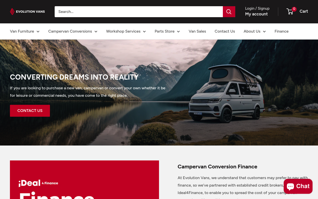 Evolution Vans - Campervan Conversions