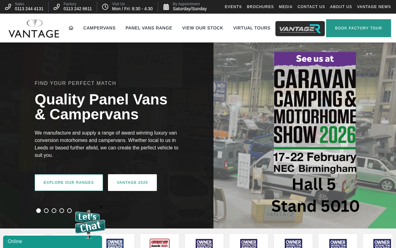 Vantage Motorhomes - Campervan Conversions