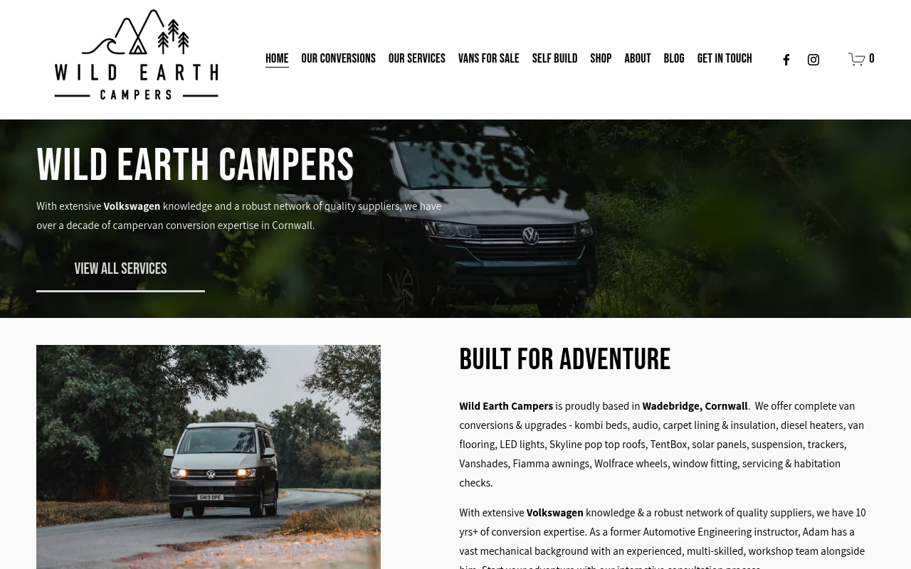 Wild Earth Campers Ltd - Campervan Conversions