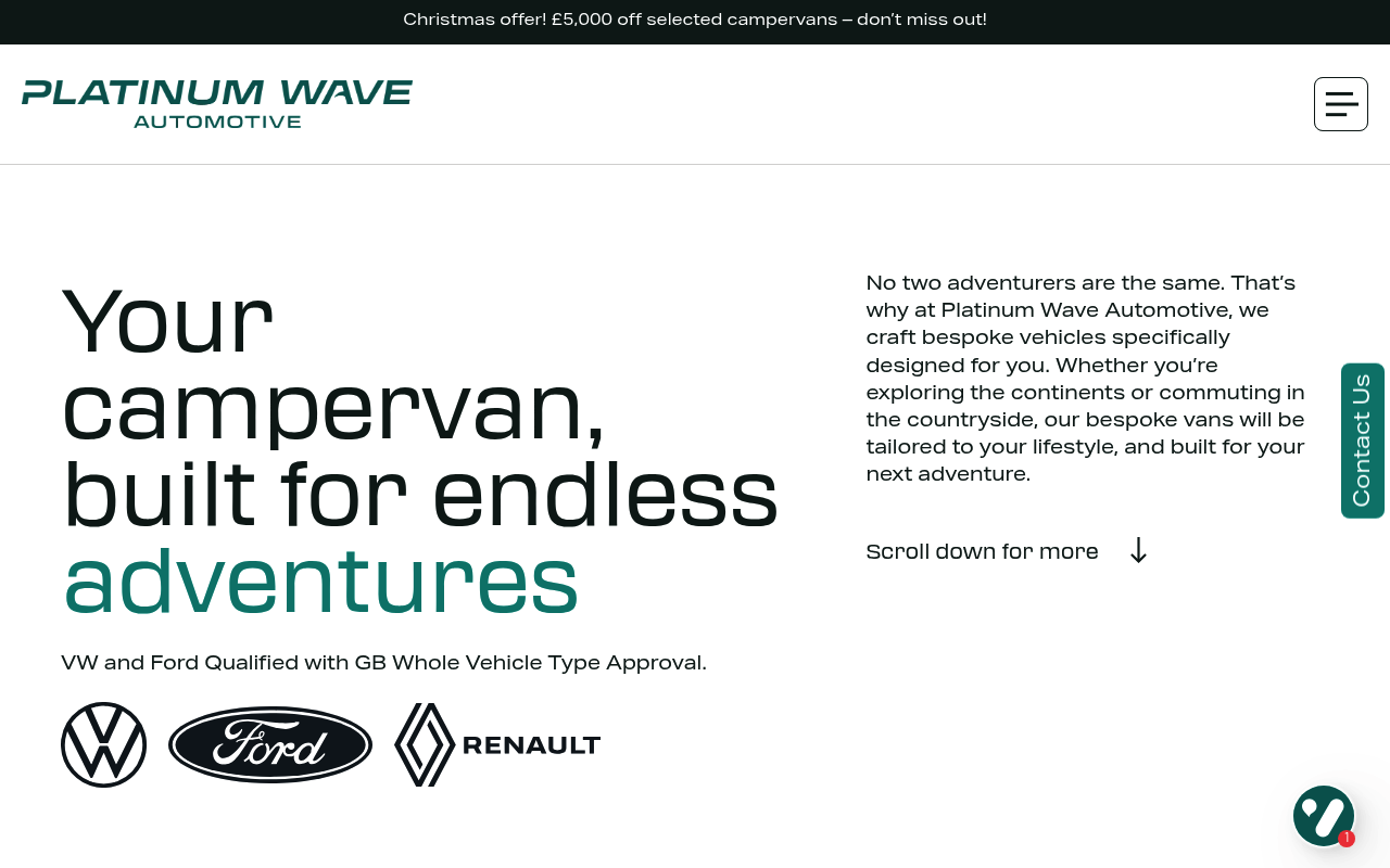 Platinum Wave Automotive - Campervan Conversions